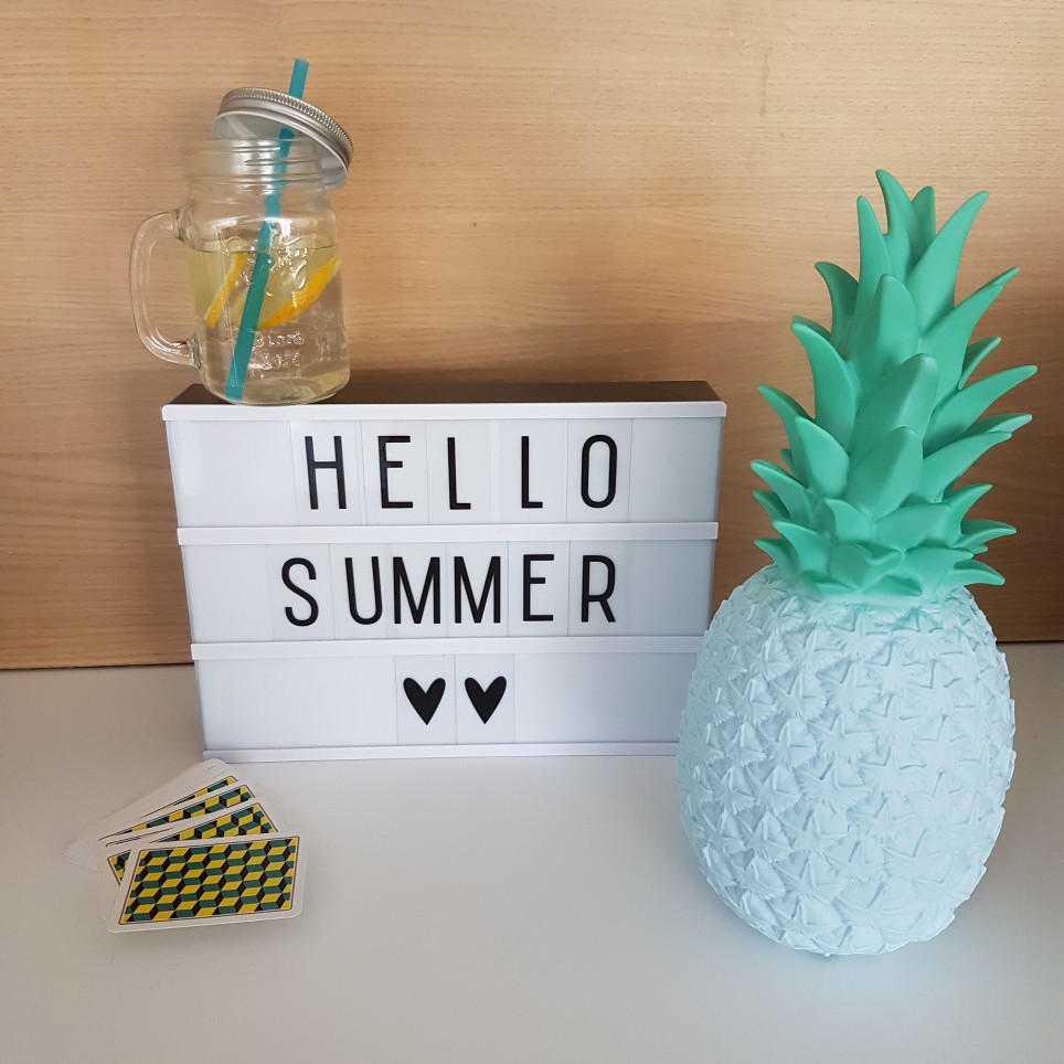 Lampe à poser Ananas Goodnight Light mint LEDition Lampe à poser Ananas Goodnight Light mint LEDition