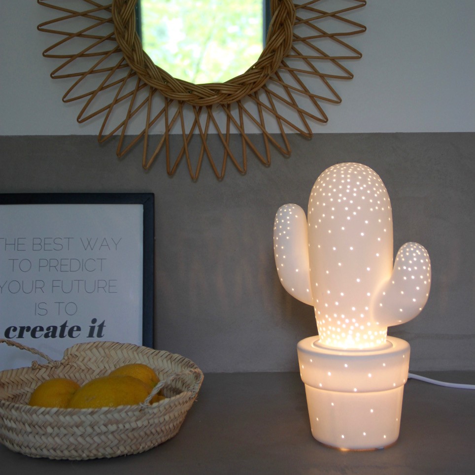 Lampe à poser, Cactus