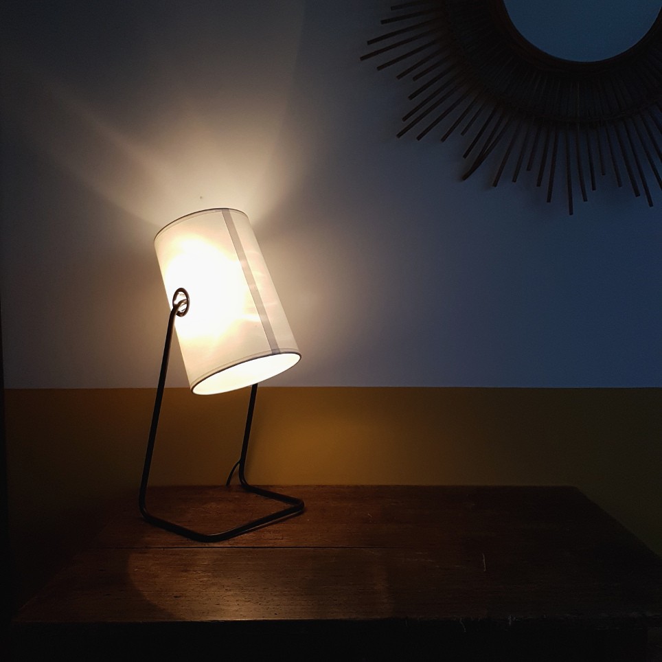 Lampe à poser, Twist blanc cassé