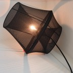 Lampe à poser ou suspension Moire noire