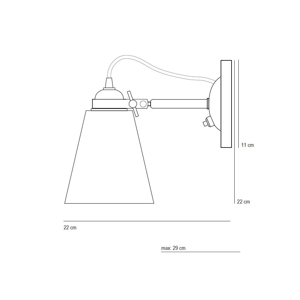 Applique Hector medium dome